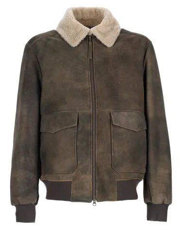 Colamarino giacca in suede - colamarino - Modalova