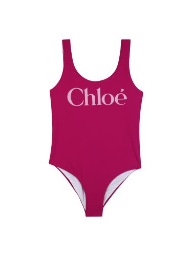 Costume intero con stampa logo - chloé - Modalova