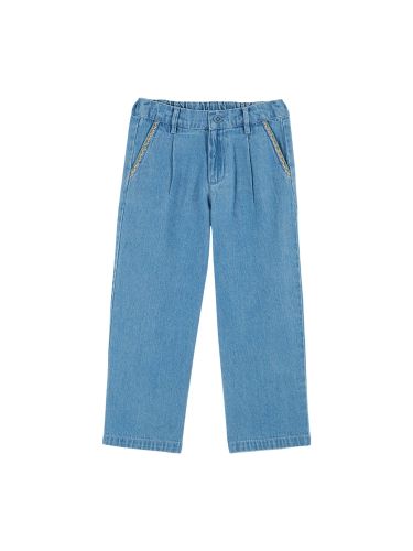 Pantaloni denim con ciliegie - emile & ida - Modalova
