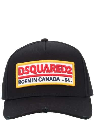 Baseball hat with logo patch - dsquared2 - Modalova