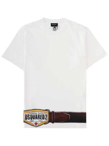 T-shirt "iconique" con stampa - dsquared2 - Modalova