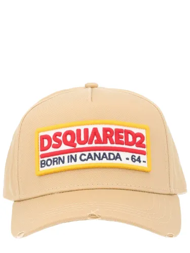 Baseball hat with logo patch - dsquared - Modalova