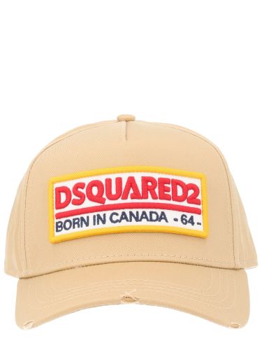 Baseball hat with logo patch - dsquared2 - Modalova