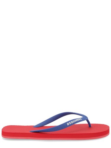 Flip plop slipper with logo - dsquared - Modalova