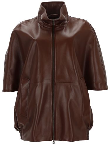 Balenciaga giacca in pelle con zip - balenciaga - Modalova