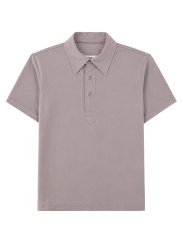 Maison margiela polo in cupro - maison margiela - Modalova