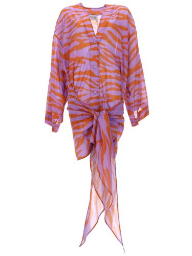The attico mini abito wrap - the attico - Modalova