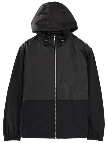 Boss leather blend jacket - boss - Modalova