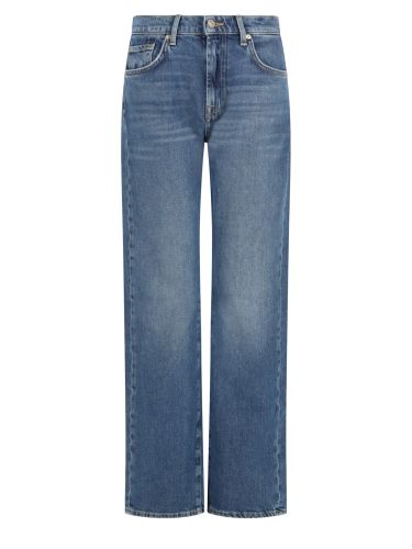 Jeans in denim di cotone - 7 for all mankind - Modalova