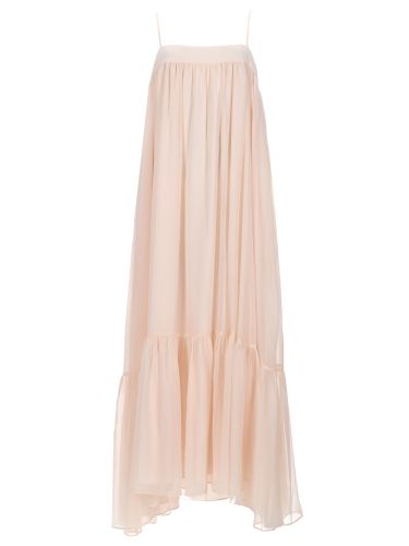 Rotate abito midi in chiffon - rotate - Modalova