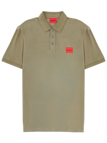 Hugo polo with logo patch - hugo - Modalova