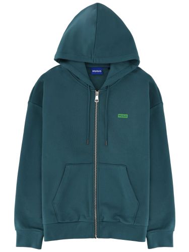 Hugo zippered sweatshirt with logo - hugo - Modalova