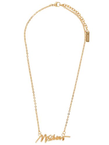 Moschino logo necklace - moschino - Modalova