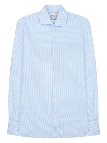 Camicia "pamplona" in lino - mc2 saint barth - Modalova