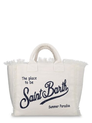 Borsa vanity regular in lino - mc2 saint barth - Modalova