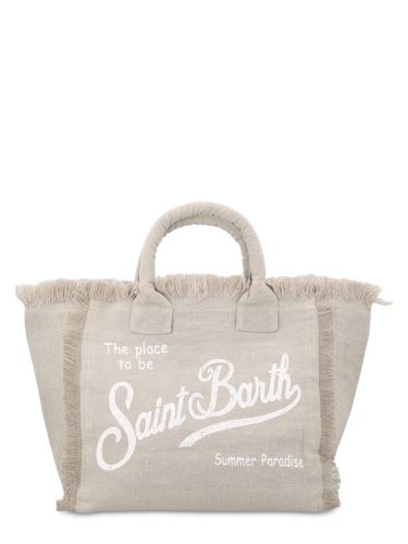Borsa vanity regular in lino - mc2 saint barth - Modalova