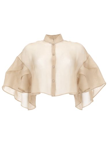 Max mara cappa in organza di seta - max mara - Modalova