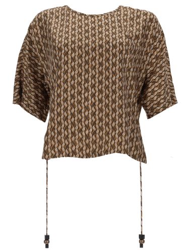 Max mara printed silk blouse - max mara - Modalova