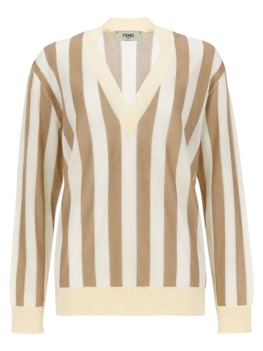 Fendi maglia in seta pequin - fendi - Modalova