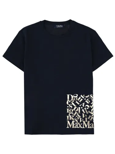 S max mara t-shirt "edile" con logo - s max mara - Modalova