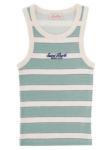 Tank top "ada" con logo - mc2 saint barth - Modalova