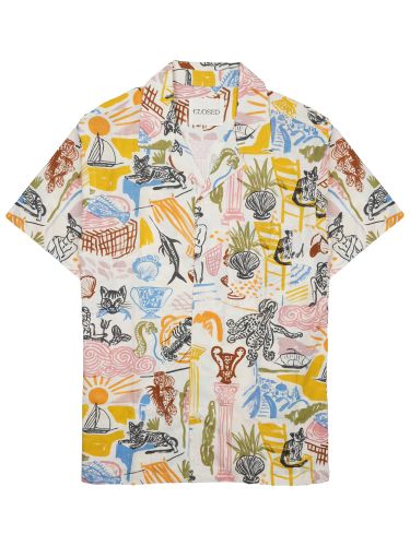 Closed camicia in cotone con stampa - closed - Modalova