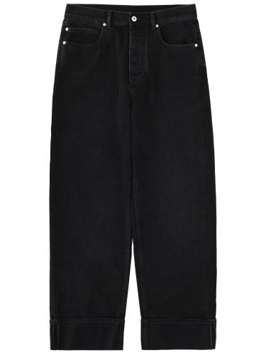 Jeans with folded hem - bottega veneta - Modalova