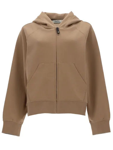 Felpa "alma" con zip e cappuccio - s max mara - Modalova