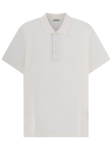 Burberry polo in cotone - burberry - Modalova