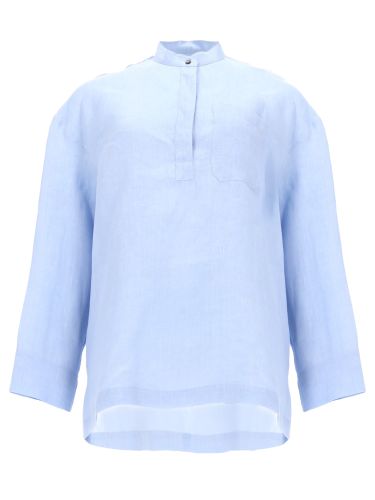 S max mara camicia in puro lino - s max mara - Modalova