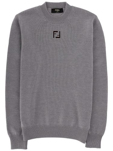 Fendi jersey with logo - fendi - Modalova