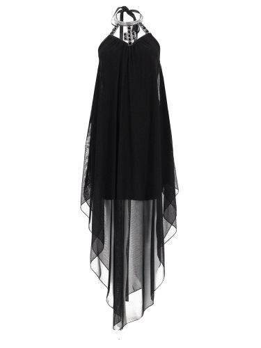 Abito collier con inserti gioiello - joshe - Modalova