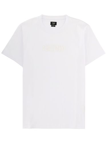 Fendi t-shirt con logo 3d - fendi - Modalova