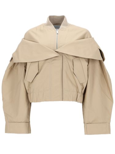 Ganni bomber in cotone - ganni - Modalova