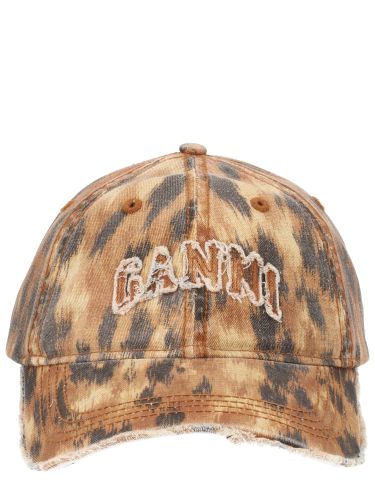 Ganni cappello da baseball con logo - ganni - Modalova