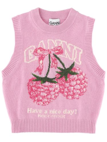 Ganni gilet "raspberry" - ganni - Modalova