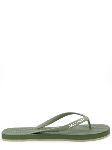 Flip plop slipper with logo - dsquared2 - Modalova