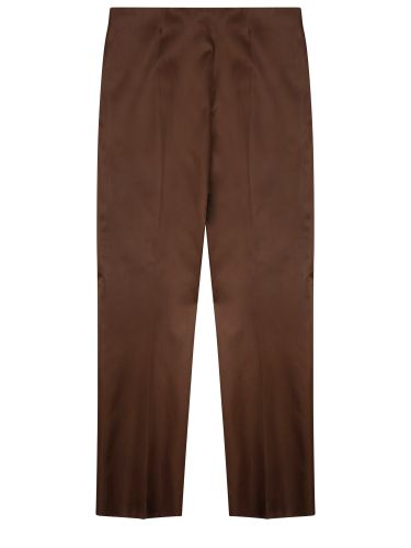 Pantalone dritto in seta - alberta ferretti - Modalova