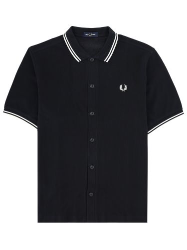 Fred perry polo con bottoni e logo - fred perry - Modalova