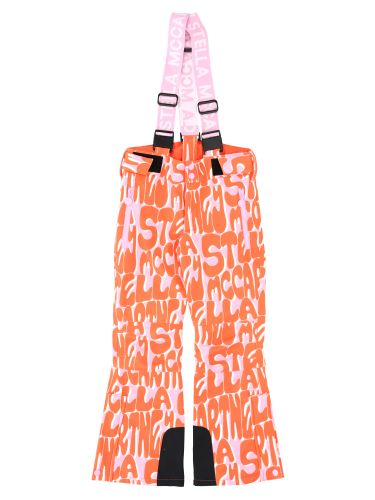 Pantaloni da neve con logo all-over - stella mccartney - Modalova