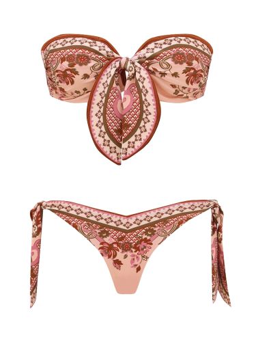 Bikini "aster" con dettaglio foulard - zimmermann - Modalova