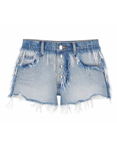 Alexander wang shorts in denim - alexander wang - Modalova