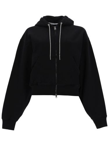 Felpa con zip e cappuccio - alexander wang - Modalova