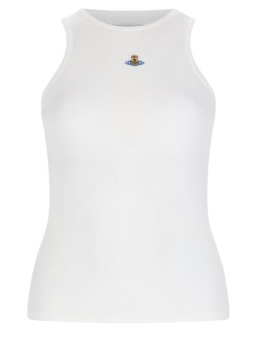 Vivienne westwood tank top con logo - vivienne westwood - Modalova