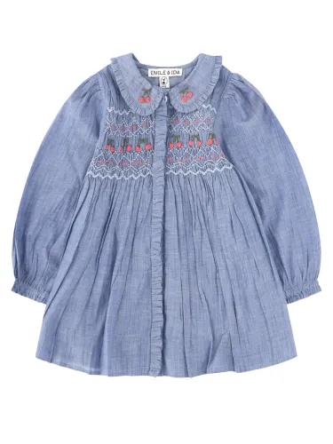 Abito in cotone chambray - emile & ida - Modalova