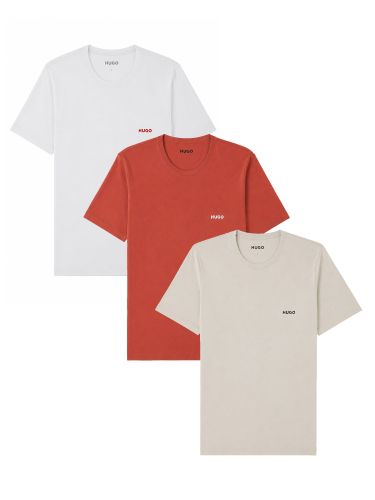 Hugo 3-pack t-shirt con logo - hugo - Modalova