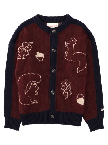 Cardigan con fantasia foresta - bobo choses - Modalova
