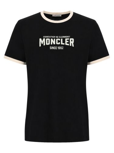 Moncler t-shirt in cotone con logo - moncler - Modalova