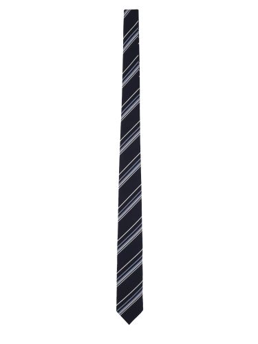 Cravatta jacquard a righe diagonali - boss - Modalova