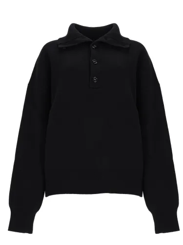 Maglia in lana con bottoni - ami paris - Modalova